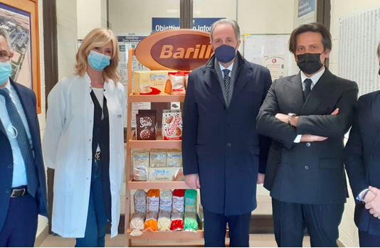 Bardi in visita allo stabilimento Barilla di Melfi