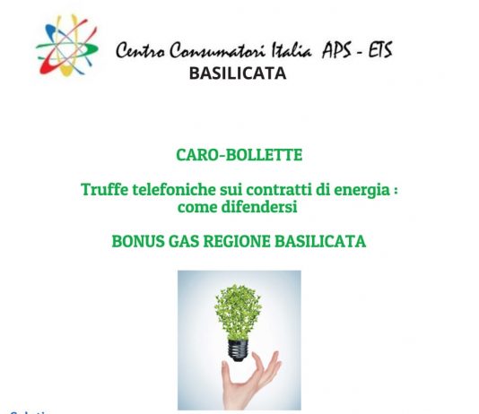 Caro energia e bonus gas, convegno a Stigliano venerdi 14 ottobre