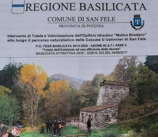 Mulino Bradano a San Fele sarà oggetto dei lavori di tutela e valorizzazione