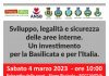 Convegno: “Sviluppo, legalità e sicurezza delle aree interne. Un investimento per la Basilicata e per l’Italia”