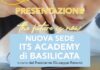 ITS Academy, domenica la presentazione a Tramutola
