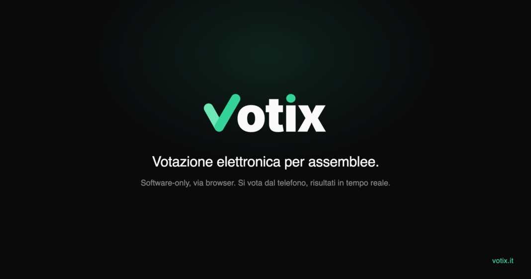 Votix - piattaforma italiana di voto elettronico per assemblee