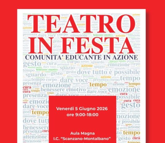 IL 5 GIUGNO A SCANZANO VA IN SCENA IL TEATRO EDUCAZIONE