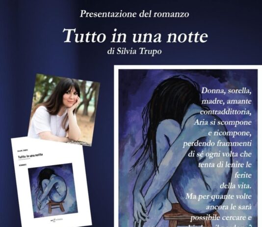 “Tutto in una notte”: il nuovo romanzo di Silvia Trupo si presenta a Policoro